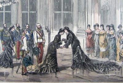 Erzsébet üdvözli Stefániát